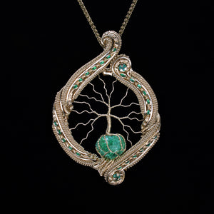 Tree of Life: Tsavorite & Emeralds