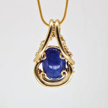 Load image into Gallery viewer, 13.13ct Tanzanite in 14kGF