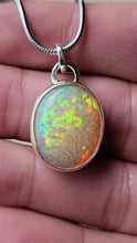 Load image into Gallery viewer, Honeycomb Opal Pendant