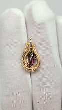 Load image into Gallery viewer, Red Tourmaline 14kGF Pendant