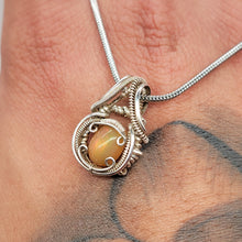 Load image into Gallery viewer, Opal Sterling Silver Pendant