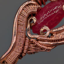 Load image into Gallery viewer, Rhodonite Copper Pendant