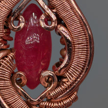 Load image into Gallery viewer, Rhodonite Copper Pendant