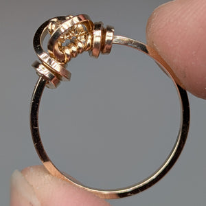 Moissanite 14kGF Ring Size 7.5