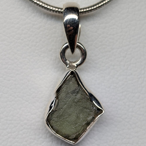 Moldavite Sterling Silver Pendant