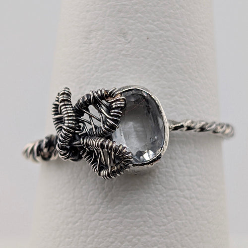 Hyalite Opal Sterling Silver Ring