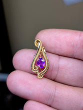 Load image into Gallery viewer, Sri Lankan Sapphire Pendant ~ 14kGF