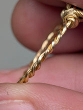 Load image into Gallery viewer, 14kGF Emerald Ring Size 7