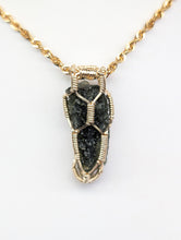 Load image into Gallery viewer, Moldavite 14kGF Pendant