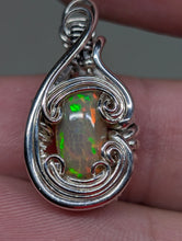 Load image into Gallery viewer, Opal Sterling Silver Pendant