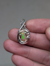 Load image into Gallery viewer, Opal Sterling Silver Pendant
