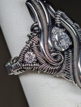 Load image into Gallery viewer, Moissanite Sterling Silver Ring