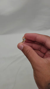 Blue Sapphire 14kGF Ring