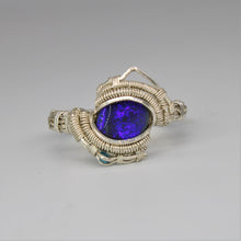Load image into Gallery viewer, Lightning Ridge Opal in Sterling Silver Ring