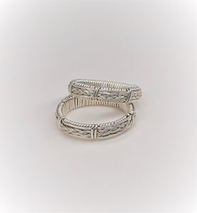 Braided Sterling Silver Infinity Ring